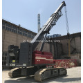 Crawler Telescopic Crane Membawa Material